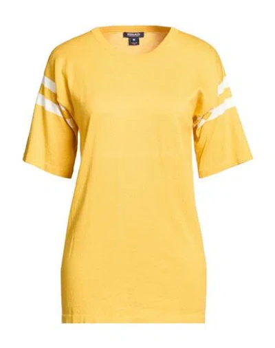 Woolrich Woman Sweater Marigold Size M Cotton In Yellow