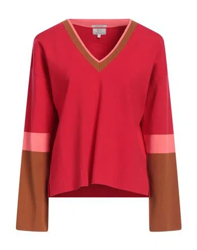 Woolrich Woman Sweater Red Size L Viscose, Polyester