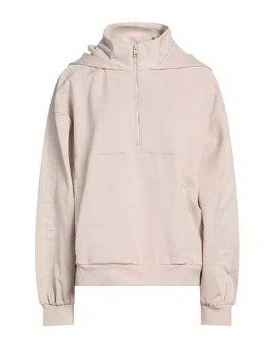 Woolrich Woman Sweatshirt Beige Size Xl Cotton, Polyester, Elastane In Brown