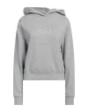 Woolrich Woman Sweatshirt Light Grey Size L Cotton
