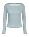 Woolrich Woman T-shirt Grey Size Xs Linen