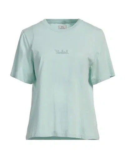 Woolrich Woman T-shirt Light Green Size Xs Organic Cotton