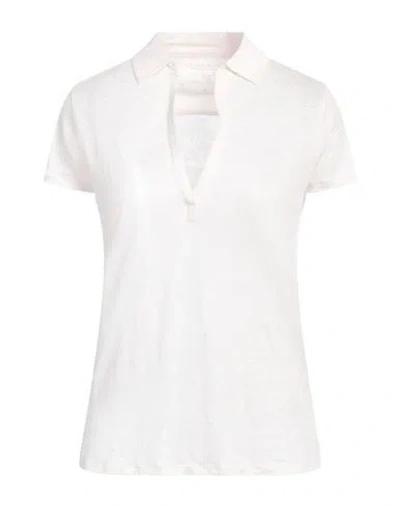 Woolrich Woman T-shirt Light Pink Size S Linen