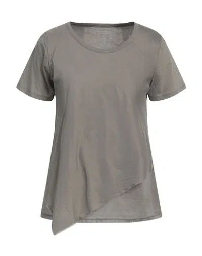 Woolrich Solid Color Cotton Bonded Crew-neck T-shirt In Green