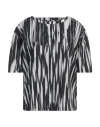 Woolrich Woman Top Black Size M Cotton In Black