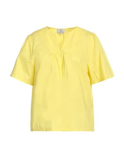 Woolrich Woman Top Yellow Size M Cotton