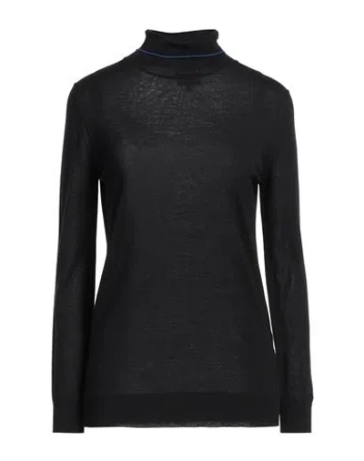 Woolrich Woman Turtleneck Black Size L Virgin Wool