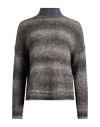 Woolrich Striped Wool-cotton Jumper In Gray