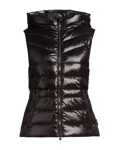 Woolrich Woman Vest Black Size L Polyamide