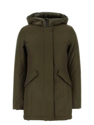 WOOLRICH WOMEN'S ARMY COTTON DOWN JACKET