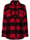 Woolrich Women's Checkered Jacket | Size Xs | Cfwwos0119frut31555321 In Red