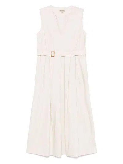 WOOLRICH WOMEN'S COTTON LONG BELTED DRESS