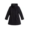 Woolrich Ramar Cloth Three-in-one Parker Coat In Black
