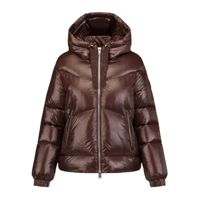 Woolrich Women's Jackets  - Aliquippa Short Puffer Jacket - Brown