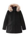 Woolrich Women's Jackets  - Luxury Artic Raccoon Parka - Black In Black
