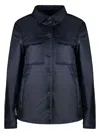 Woolrich Padded Overshirt Jacket In Blue