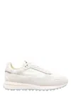 Woolrich Retro Sneakers Woman Suede Tex Fabric In Neutral