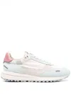 Woolrich Round Toe Low Top Sneakers With Vibram® Sole In Multi