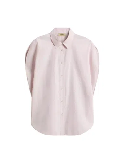 Woolrich Women's Vest  - Cotton Poplin Blouse Pale Lilac - Lilac