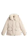Woolrich Warm And Stylish Down Jacket In White