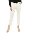 Woolrich Women White Regular Flat Front Pants In Neutral