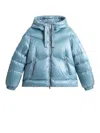 Woolrich Aliquippa Short Puffer Jacket In Citadel