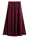 Woolrich Wool A-line Skirt In Brown