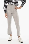 Woolrich Wool And Cashmere Palazzo Pants In Gray