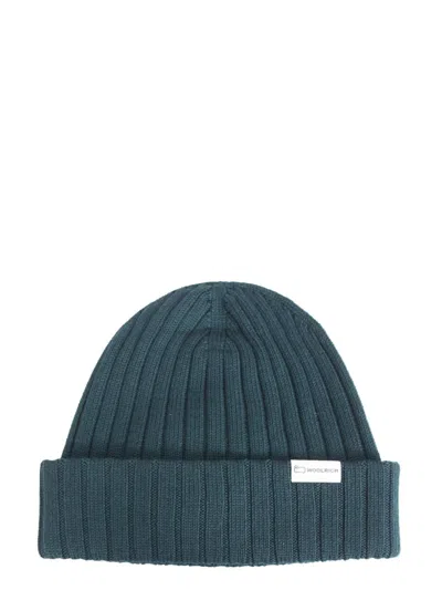 Woolrich Wool Beanie In Green