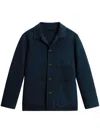 Woolrich Long-sleeved Suit Jacket In Blue