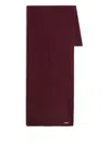 Woolrich Wool-blend Beanie Hat Set In Burgundy