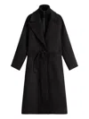 Woolrich Wool-blend Coat In Black