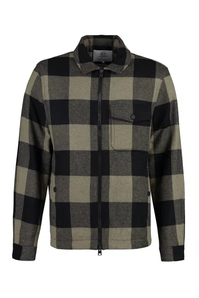 WOOLRICH WOOL BLEND OVERSHIRT