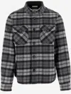 Woolrich Wool Blend Shirt With Check Pattern In Multi