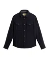 Woolrich Double-pocket Shirt Jacket In Black