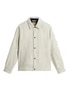 Woolrich Wool Buttoned Shirt Jacket In Multi