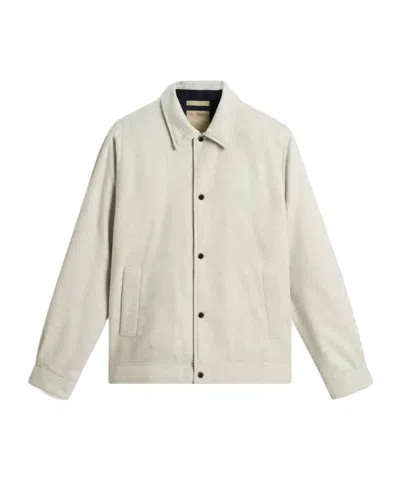 WOOLRICH WOOL BUTTONED SHIRT JACKET