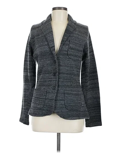 Pre-owned Woolrich Wool Cardigan Sweater In Gray