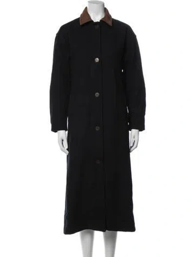 Pre-owned Woolrich Wool Coat In Black