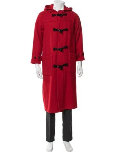 Pre-owned Woolrich Wool Coat In Red