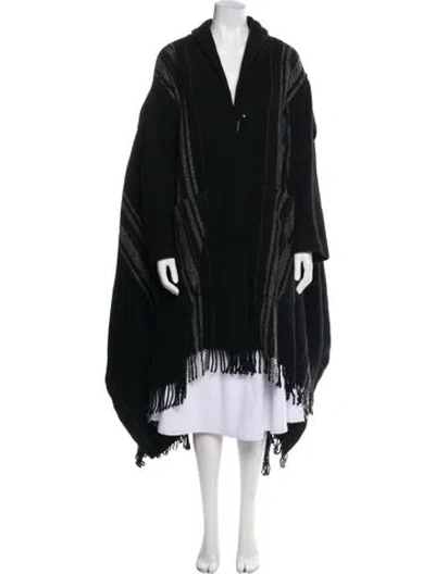 Pre-owned Woolrich Wool Coat W/ Tags In Black