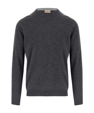 Woolrich Wool Crew-neck Sweater In Black