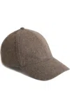 Woolrich Wool Felt Baseball Cap In Brown