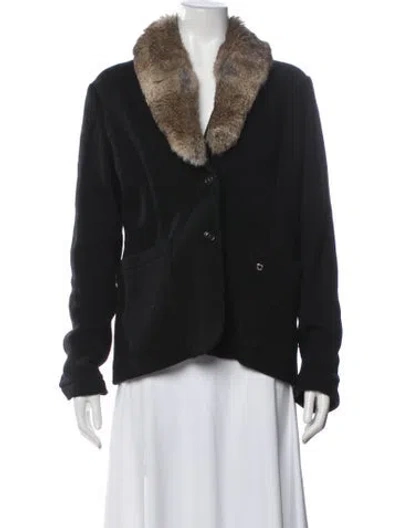 Pre-owned Woolrich Wool Jacket In Black