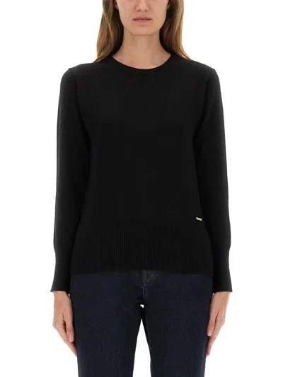 Woolrich Wool Jersey. In Black