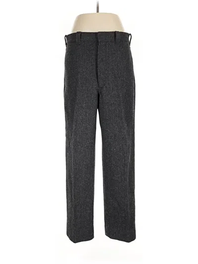 Pre-owned Woolrich Wool Pants In Gray