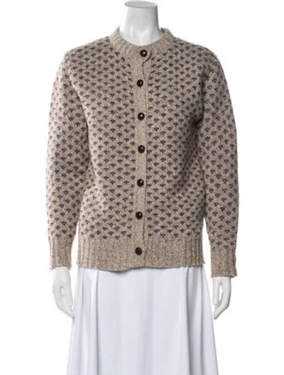 Pre-owned Woolrich Wool Patterned Sweater In Neutrals
