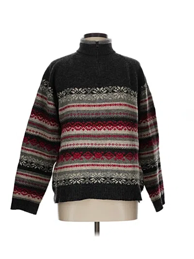 Pre-owned Woolrich Wool Pullover Sweater In Gray