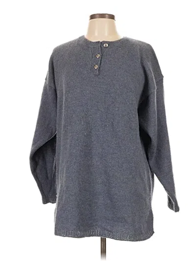 Pre-owned Woolrich Wool Pullover Sweater In Gray