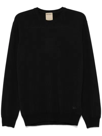 Woolrich Wool Sweater In Black